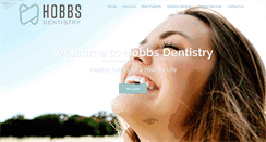 Desktop Screenshot of hobbsdentistry.com